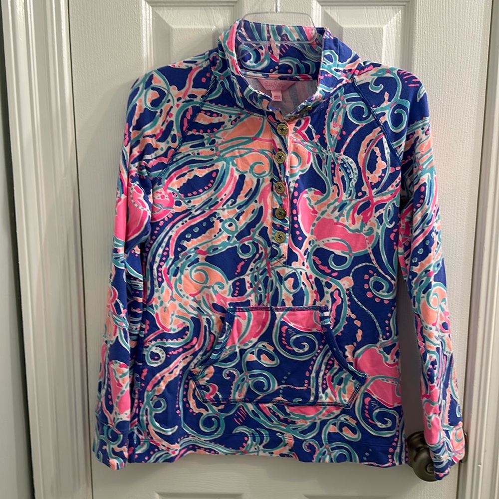 Lilly Pulitzer Jellies Be Jammin Captain Popover Size S